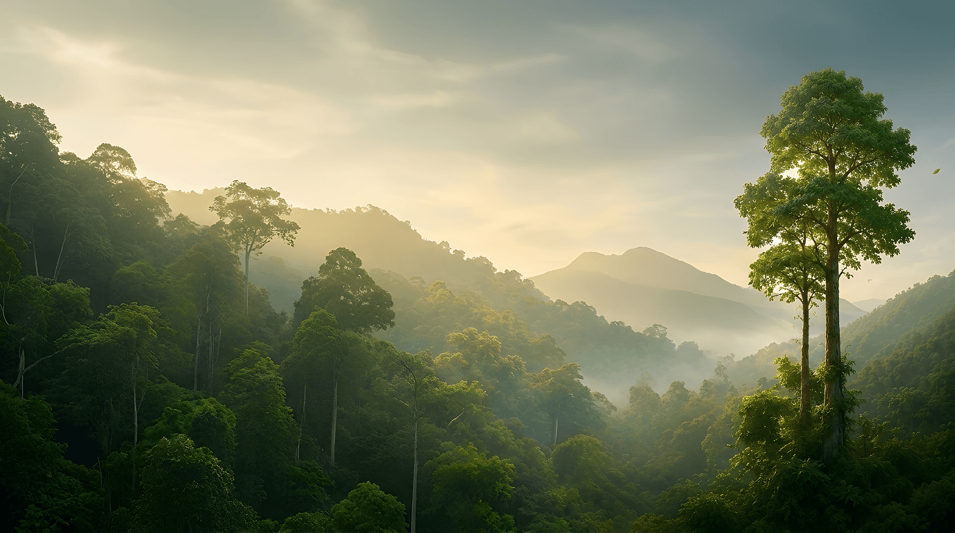 Reforestation background